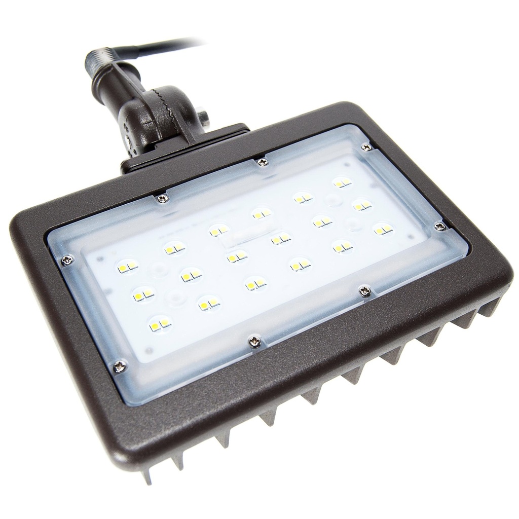LED FLOOD LIGHT 30W 5K KNUCKLE 120-277V