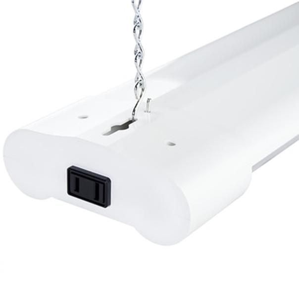 LED SHOP LIGHT 40W 4K 120V 4' CORD PULL CHAIN