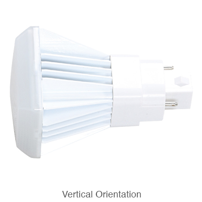 LED PLV 9W 5000K 400-1100L 4P 120-277V 13/18/26/42W BALLAST COMPATIBLE