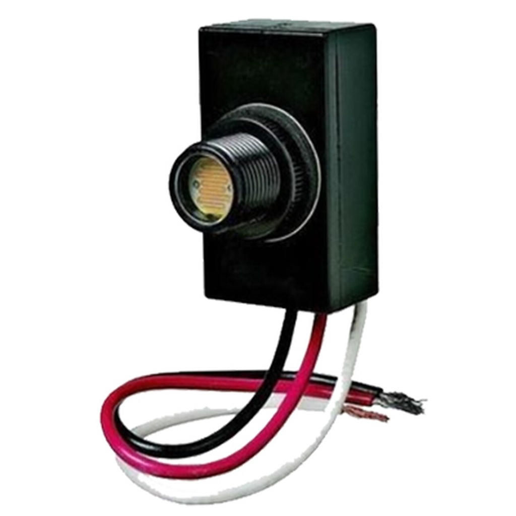 PHOTOCELL 208-277V 1100VA SPST W/ 3/8" THREADS - BUTTON STYLE